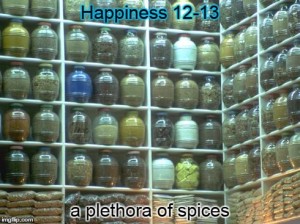 12-13-14 plethora of spices