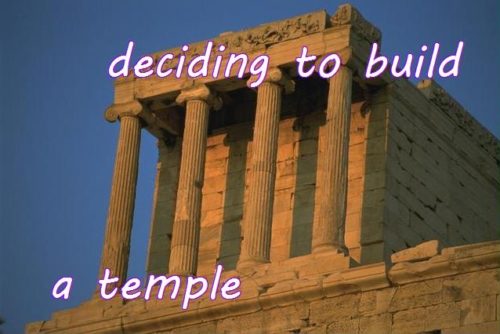 8-13 deciding to build a temple