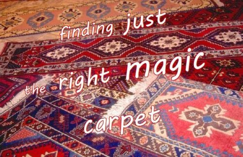 8-19 finding just the right magic carpet