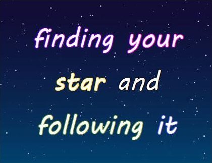12-25 finding your star and following it