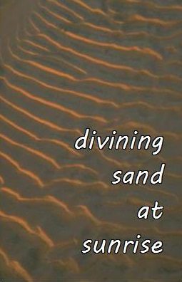 divining sand at surnse