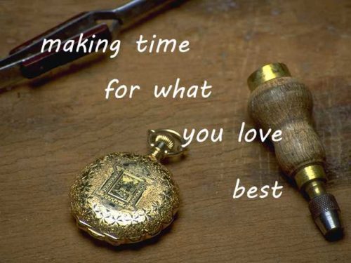 making time for what you love best