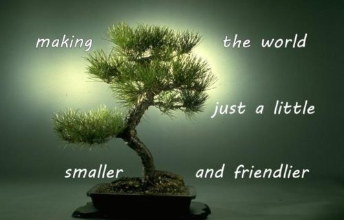 making the world just a little smaller and friendlier