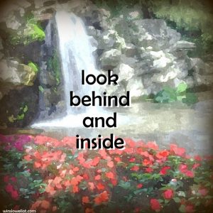 Look behind and inside