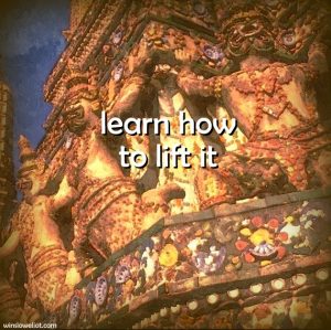 Learn how to lift it