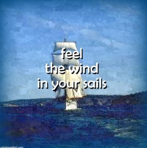 Feel the wind in your sails