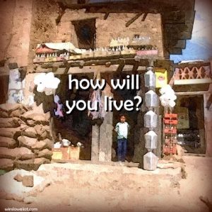 How will you live?