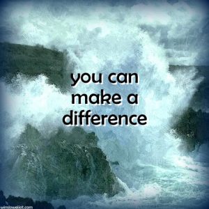 You can make a difference