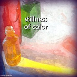 Color of stillness