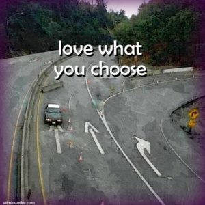 Love what you choose